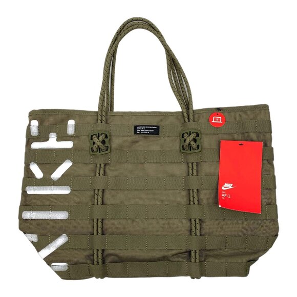 Nike Green AF1 Utility Tote Bag | Versatile Everyday Essential - Picture 1 of 9